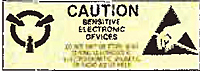 Pressure-Sensitive & High Visibility Warning Labels (D25CE)